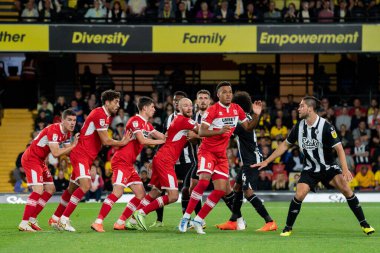 Middlesbrough corner kick team jostle for position