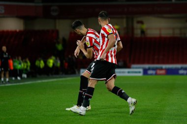 Anel Ahmedhodzic #15 of Sheffield United Celebrates scoring a goal to make it 2-0 during the Sky Bet Championship match Sheffield United vs Reading at Bramall Lane, Sheffield, UK, 30th August 2022