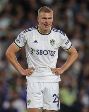Rasmus Kristensen #25 of Leeds United during the Premier League match Leeds United vs Everton at Elland Road in Leeds, UK, 30th August 2022
