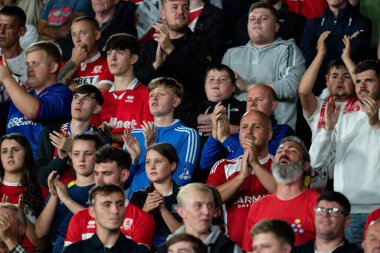 spectators on stadium during Watford vs Middlesbrough 