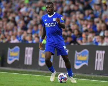 Sheyi Ojo #10 of Cardiff City  in action during the game 