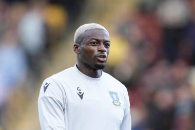 Dominic Iorfa #6 of Sheffield Wednesday warms up before the game