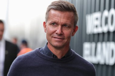 Jesse Marsch manager of Leeds United arrives at Elland Road before the Premier League match Leeds United vs Everton at Elland Road in Leeds, UK, 30th August 2022
