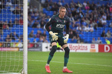 Ethan Horvath #34 of Luton Town during the game