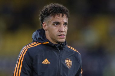 Rodrigo Moreno #19 of Leeds United during the pre-game warmup during the Premier League match Leeds United vs Everton at Elland Road in Leeds, UK, 30th August 2022