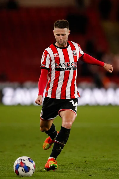 Oliver Norwood #16 of Sheffield United during the Sky Bet Championship match Sheffield United vs Reading at Bramall Lane, Sheffield, UK, 30th August 2022