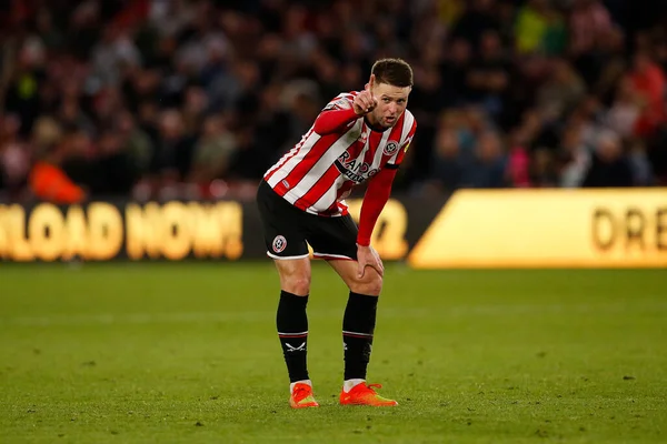 Oliver Norwood #16 of Sheffield United during the Sky Bet Championship match Sheffield United vs Reading at Bramall Lane, Sheffield, UK, 30th August 2022