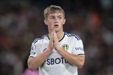 A dejected Joe Gelhardt #30 of Leeds United during the game 