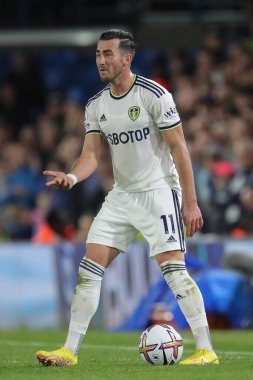 Jack Harrison #11 of Leeds United gestures and reacts during the game 