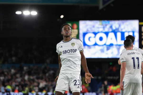 Luis Sinisterra Leeds United Celebrates His Goal Makes Score Second —  Fotos de Stock