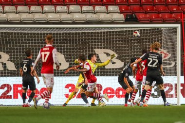 Nahki Wells #21 of Bristol City scores a goal to make it 1-0