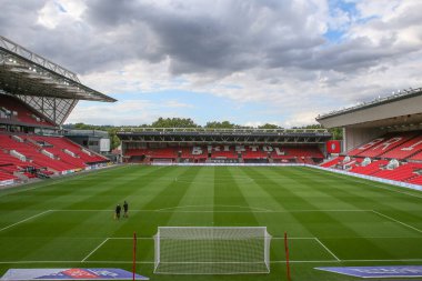 General view inside of Ashton Gate Stadium, home of Bristol City
