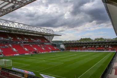General view inside of Ashton Gate Stadium, home of Bristol City