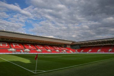 General view inside of Ashton Gate Stadium, home of Bristol City