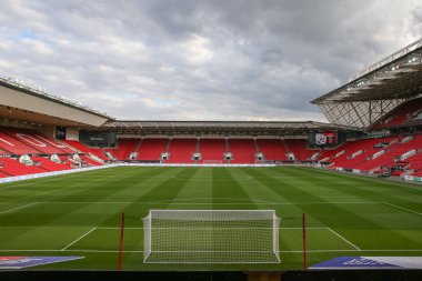 General view inside of Ashton Gate Stadium, home of Bristol City