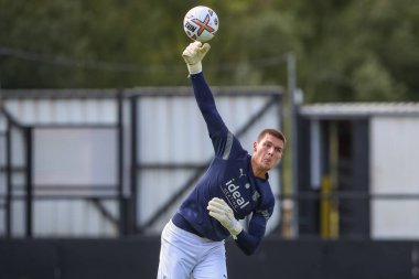 Ted Cann #30 of West Bromwich Albion during the pre-game warm up