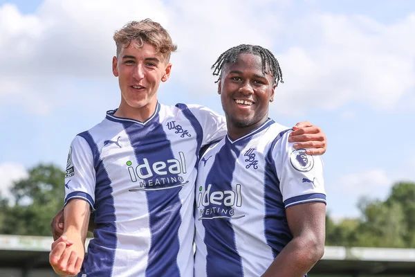 Reyes Cleary #28 of West Bromwich Albion celebrates his goal to make it 1-0