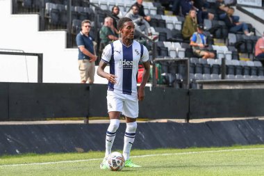 Ramello Mitchell of West Bromwich Albion in action during the game 