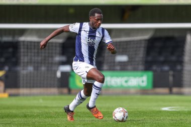 Cianole Nguepissi of West Bromwich Albion in action during the game 