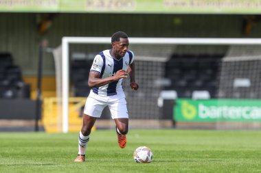 Cianole Nguepissi of West Bromwich Albion in action during the game 