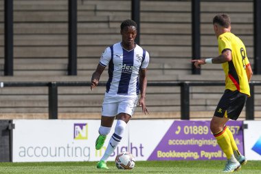 Ramello Mitchell of West Bromwich Albion in action during the game 