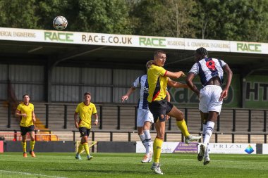 Mo Faal #40 of West Bromwich Albion has a shot at goal