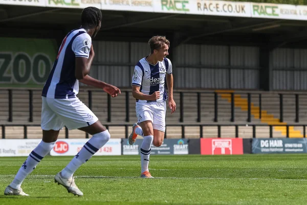 Harry Whitwell of West Bromwich Albion celebrates his goal to make it 2-0