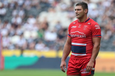 Ryan Hall #5 of Hull KR during the Betfred Super League match Hull FC vs Hull KR at MKM Stadium, Hull, United Kingdom, 3rd September 202