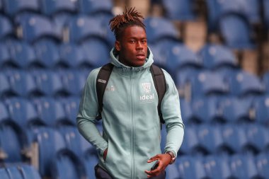 Brandon Michael Clarke Thomas-Asante #21 of West Bromwich Albion arrives at the game ahead of the Sky Bet Championship match West Bromwich Albion vs Burnley at The Hawthorns, West Bromwich, United Kingdom, 2nd September 202