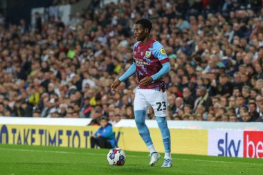 Nathan Tella #23 of Burnley in action during the game during the Sky Bet Championship match West Bromwich Albion vs Burnley at The Hawthorns, West Bromwich, United Kingdom, 2nd September 202