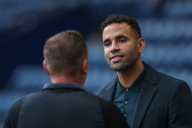 Former West Bromwich Albion striker and now Sky Sports pundit Hal Robson-Kanu ahead of the Sky Bet Championship match West Bromwich Albion vs Burnley at The Hawthorns, West Bromwich, United Kingdom, 2nd September 202