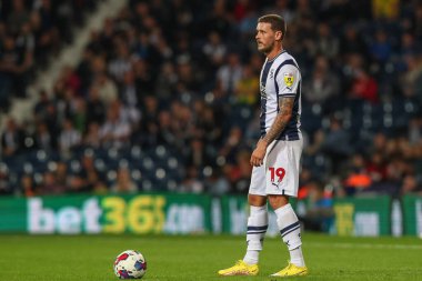 John Swift #19 of West Bromwich Albion during the Sky Bet Championship match West Bromwich Albion vs Burnley at The Hawthorns, West Bromwich, United Kingdom, 2nd September 202