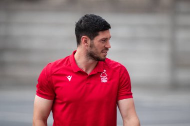 Scott McKenna #26 of Nottingham Forest arrives before the Premier League match Nottingham Forest vs Bournemouth at City Ground, Nottingham, United Kingdom, 3rd September 202