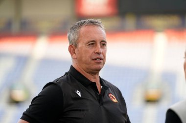 Steve McNamara Head Coach of Catalans Dragons before the Betfred Super League match Wigan Warriors vs Catalans Dragons at DW Stadium, Wigan, United Kingdom, 2nd September 202
