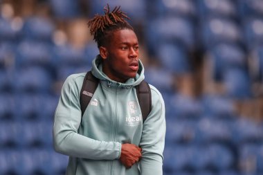 Brandon Michael Clarke Thomas-Asante #21 of West Bromwich Albion arrives at the game ahead of the Sky Bet Championship match West Bromwich Albion vs Burnley at The Hawthorns, West Bromwich, United Kingdom, 2nd September 202