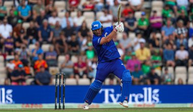 London Spirit's  Ben McDermott during the The Hundred match Manchester Originals vs London Spirit Men at The Ageas Bowl, Southampton, United Kingdom, 2nd September 202