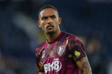 Vitinho #22 of Burnley during the pre-game warm up ahead of the Sky Bet Championship match West Bromwich Albion vs Burnley at The Hawthorns, West Bromwich, United Kingdom, 2nd September 202