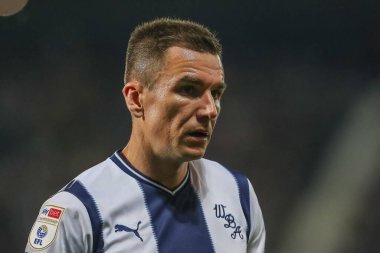 Jed Wallace #17 of West Bromwich Albion during the Sky Bet Championship match West Bromwich Albion vs Burnley at The Hawthorns, West Bromwich, United Kingdom, 2nd September 202