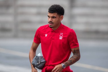 Morgan Gibbs-White #10 of Nottingham Forest arrives before the Premier League match Nottingham Forest vs Bournemouth at City Ground, Nottingham, United Kingdom, 3rd September 202