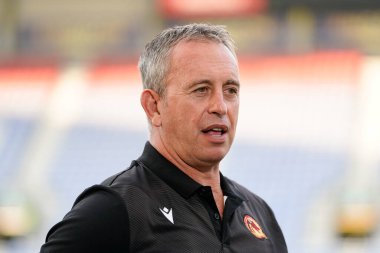 Steve McNamara Head Coach of Catalans Dragons before the Betfred Super League match Wigan Warriors vs Catalans Dragons at DW Stadium, Wigan, United Kingdom, 2nd September 202