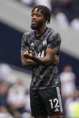 Nathaniel Chalobah #12 of Fulham during the pre-game warmup before the Premier League match Tottenham Hotspur vs Fulham at Tottenham Hotspur Stadium, London, United Kingdom, 3rd September 202