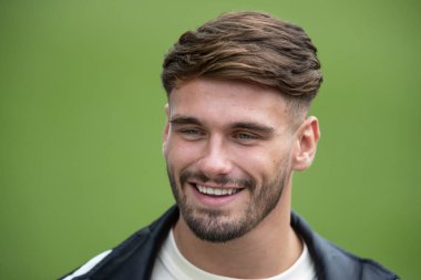 Love Island star Jacques O'Neill in attendance for the Betfred Super League match Leeds Rhinos vs Castleford Tigers at Headingley Stadium, Leeds, United Kingdom, 3rd September 202