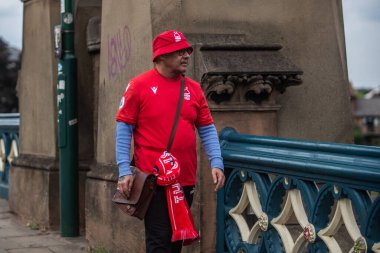 A general view of Forest fans before the Premier League match Nottingham Forest vs Bournemouth at City Ground, Nottingham, United Kingdom, 3rd September 202