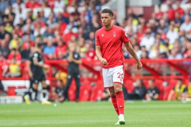 Brennan Johnson #20 of Nottingham Forest during the Premier League match Nottingham Forest vs Bournemouth at City Ground, Nottingham, United Kingdom, 3rd September 202