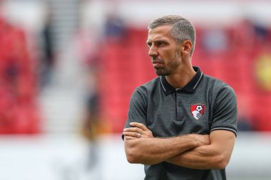 Gary O'Neil caretaker manager of Bournemouth during the pre-game warm up ahead of the Premier League match Nottingham Forest vs Bournemouth at City Ground, Nottingham, United Kingdom, 3rd September 202