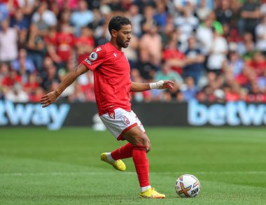 Renan Augusto Lodi dos Santos #32 of Nottingham Forest during the Premier League match Nottingham Forest vs Bournemouth at City Ground, Nottingham, United Kingdom, 3rd September 202