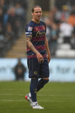Stefan Johansen #6 of QPR during the Sky Bet Championship match Swansea City vs Queens Park Rangers at Swansea.com Stadium, Swansea, United Kingdom, 3rd September 202