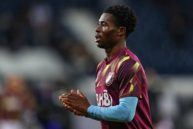 Nathan Tella #23 of Burnley during the pre-game warm up ahead of the Sky Bet Championship match West Bromwich Albion vs Burnley at The Hawthorns, West Bromwich, United Kingdom, 2nd September 202