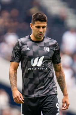 Aleksandar Mitrovi #9 of Fulham during the Premier League match Tottenham Hotspur vs Fulham at Tottenham Hotspur Stadium, London, United Kingdom, 3rd September 2022