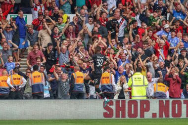 Jaidon Anthony #32 of Bournemouth celebrates his goal to make it 2-3 during the Premier League match Nottingham Forest vs Bournemouth at City Ground, Nottingham, United Kingdom, 3rd September 202